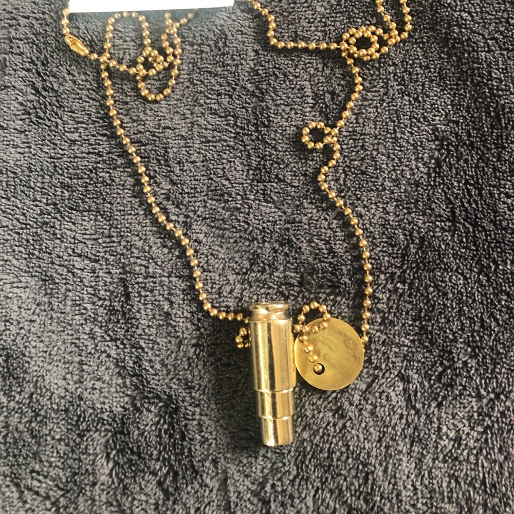 Half United Fighting Hunger Necklace Gold